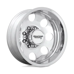 American Racing – AR204 BAJA DUALLY – Polished – 16″x6″ -134mm – Summer Wheels – AR204660801134N